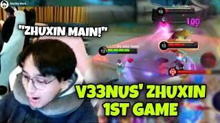 OHMYV33NUS TRIED THE NEW HERO ZHUXIN IN RANKED GAME [upl. by Bunns]