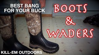 Tidewe Waders amp Boots Review [upl. by Faucher]