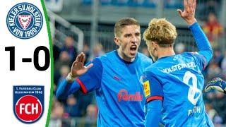 Holstein Kiel vs Heidenheim 10 Patrick Erras Goal All Goals and Extended Highlights [upl. by Alket]