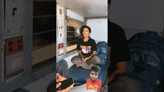 ट्रेन के अंदर का लड़की का मज़ाक🚆🤪shorts funnytrain [upl. by Norat561]