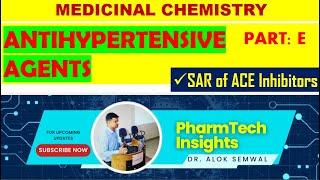 SAR of ACE Inhibitors  Lecture on SAR of ACE Inhibitors [upl. by Aicatan]