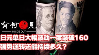 第782期日元汇率单日大幅波动一度突破160，为何快速回落？日本央行下场了么？日元大幅波动之下前景如何？强势逆转还能持续多久？20240429 [upl. by Eeslehc]