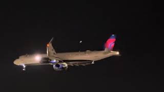 Delta Airlines Airbus A321neo N576DN arrives in Las Vegas [upl. by Xyla755]