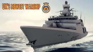 HMS Venturer First Of Five New Type 31 Frigates for RoyalNavy Ready To Build At Rosyth Shipyard [upl. by Aicilet303]