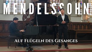 Auf Flügeln des Gesanges Mendelssohn By Roy van Vugt 18 Years Old  Live [upl. by Georgetta617]