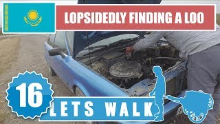 Lets Walk 16 Kazakhstan  Lopsidedly Finding A Loo 4K [upl. by Almeda]