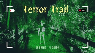 Florida’s LONGEST amp DARKEST HAUNTED HOUSE Attraction  TERROR TRAIL SEBRING 2023 [upl. by Acimehs]