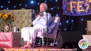 Dr Tony Nader at the World Yoga festival 2023 [upl. by Senoj54]