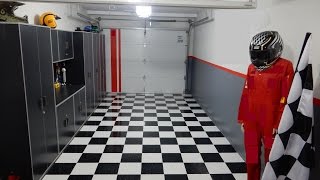 Garage floor  VCT tiles after 6 months [upl. by Yahiya589]