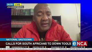 Calls for South Africans to down tools [upl. by Premer]