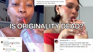 Did social media kill originality  Nara Smith amp Onezwa Mbola’s Cook from Scratch TikTok Beef [upl. by Ennaitak]