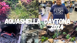 Aquashella Daytona 2024 Cool PRODUCTS  Crazy SCAPES  And My BUCKET LIST FISH 😭😭 [upl. by Dorison]