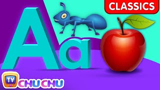 Phonics Song with TWO Words  A For Apple  ABC Alphabet Songs with Sounds for Children [upl. by Rahm693]