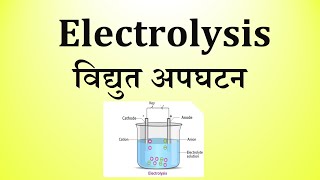 Electrolysis  विद्युत अपघटन  Components Required for Electrolysis  scientific science  science [upl. by Drolyag]