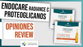 ENDOCARE RADIANCE C Ampollas Opiniones⭐ Ampollas Proteoglicanos Endocare Radiance 💚FARMACIA SENANTE [upl. by Farnham]