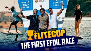 FliteCup  The First Efoil Race  Pro Fliteboard tips and efoil setup [upl. by Anaoj]