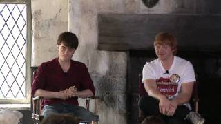 Daniel Radcliffe Rupert Grint and other Harry Potter stars discuss Wizarding World movies and more [upl. by Derf]