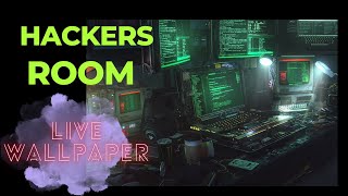 HACKERS ROOM LIVE WALLPAPER 4K WITH DOWNLOADING LINK [upl. by Htebi]