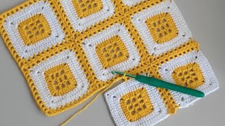 Favorite of 2024 Easy amp Quickly Join Granny Squares Without Breaking Yarn  Crochet Square Joining [upl. by Aerdnod270]