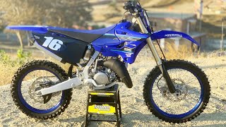 First Ride 2021 Yamaha YZ125 Two Stroke  Motocross Action Magazine [upl. by Intihw]