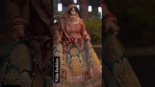 Beautiful lengha design youtubeshorts shortsfeed bridal shortvideo [upl. by Einhoj131]