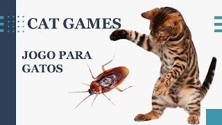 Jogos para Gatos  Brincadeira Barata Tela do Celular  Cat Games Toy Cockroach Fun Play TV Screen [upl. by Winslow13]