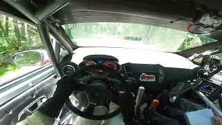 Ford Fiesta ST rally car onboard  2022 Southern Ohio Forest Rally  SS11  Americas Best [upl. by Aidan]