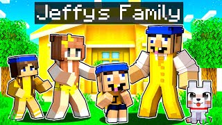 Adopted By JEFFY FAMILY in Minecraft [upl. by Henrie]