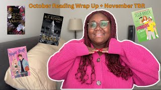 My October Reading Wrap up  November TBR Picks [upl. by Ahsim]