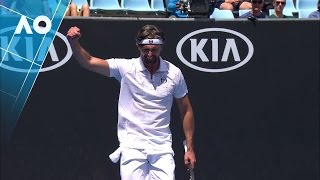 Legends CashIvanisevic and MoyaPhilippoussis match highlights 3R  Australian Open 2017 [upl. by Ahl]