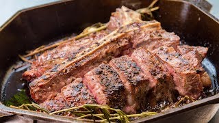 Porterhouse Steak Recipe PeterLuger Style  Episode 82 [upl. by Elwee]