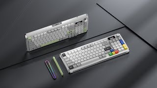 🔥 Global New Product Launch  Dustsilver D95 3 patents and 10 technologies DIY keyboard [upl. by Hofmann681]