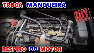 FAÇA VOCÊ MESMO   TROCA MANGUEIRA RESPIRO MOTOR 16 16V [upl. by Adnoek]