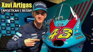 Pesaing Mario Aji  Xavi Artigas targetkan 5 besar dan Juara Moto3 2022 [upl. by Reiche]