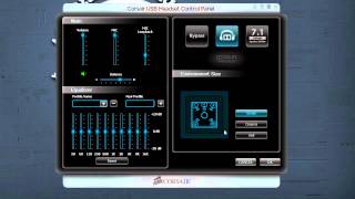 Corsair Vengeance 1500 headset software PCAXECOM [upl. by Oiramel880]