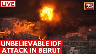 IsraelHezbollah War LIVE Updates Israel Attacks Lebanons Beirut  Israel Vs Iran LIVE Coverage [upl. by Acirat50]