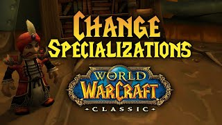 How to Change Profession Specializations in WoW Classic Soothsaying for Dummies [upl. by Enivid]