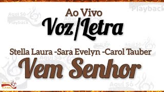 Vem Senhor  Letra ao vivo [upl. by Oberon423]