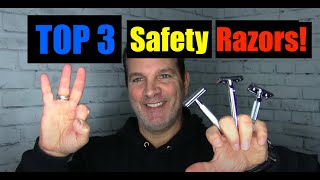 Top 3 Safety Razors for Beginners [upl. by Leuams]