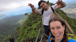 Stairway to Heaven  Haiku Stairs Oahu [upl. by Nauqyaj]