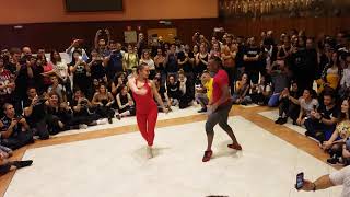 Alfredo y Andrea en Salamanca Bachata Festival 2018 [upl. by Kevon]