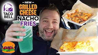 Taco Bell NEW Grilled Cheese Nacho Fries Review [upl. by Ingles]