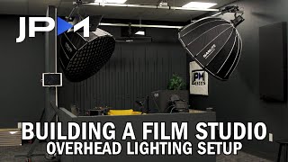 DIY Overhead Lighting Setup  Building A Film Studio  Part 1 [upl. by Najib]