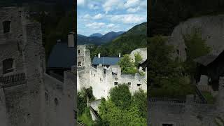 Burg Gallenstein castle drone austria [upl. by Hemphill755]