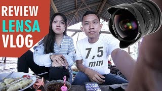 📸 LENSA WIDE TERMURAH CANON EOS M50  M10  M3 REVIEW 7Artisan FISHEYE 75 MM F28 Indonesia [upl. by Lalitta]