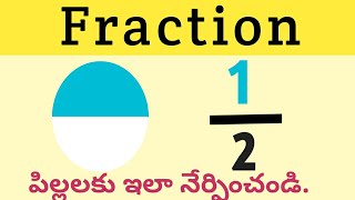 What is Fraction  Types of Fractions  Grade 4 Maths in Telugu [upl. by Artined]