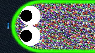 Slitherio AI 200000 Score Epic Slitherio Gameplay 121 [upl. by Acirtap199]