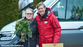 Berit i Ekeby vann husbilen i Postkodlotteriets Premiumvinst [upl. by Seiden]