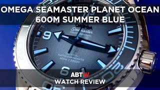 Omega Seamaster Planet Ocean 600M 395MM quotSummer Bluequot [upl. by Anilok]