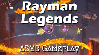 ASMR Gaming  Lets Play Rayman Legends Part 2 🐲  Chill Controller Sounds amp Whispers [upl. by Enilatan900]